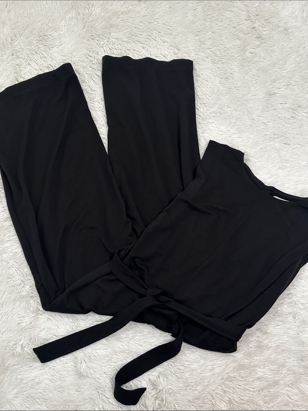 🦊 Max Studio Wide Leg Crop Jumpsuit